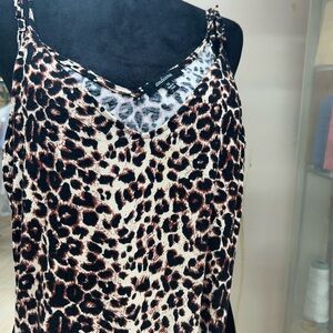 Ambiance Leopard Print Top M